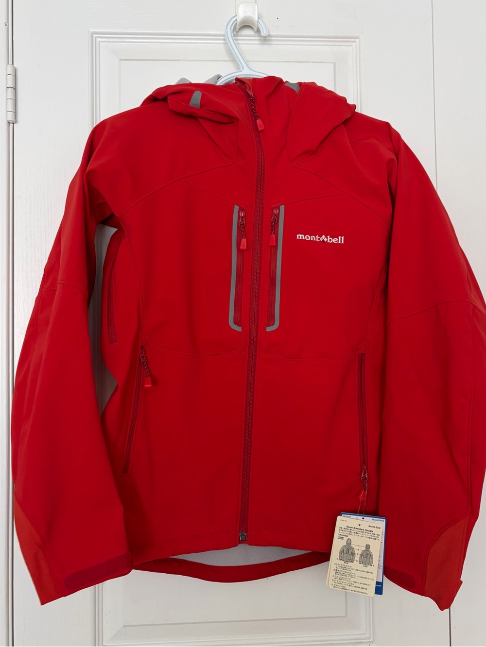 NWT mont-bell Snow Banshee Hoodie Women's – Red-Orange, Size S